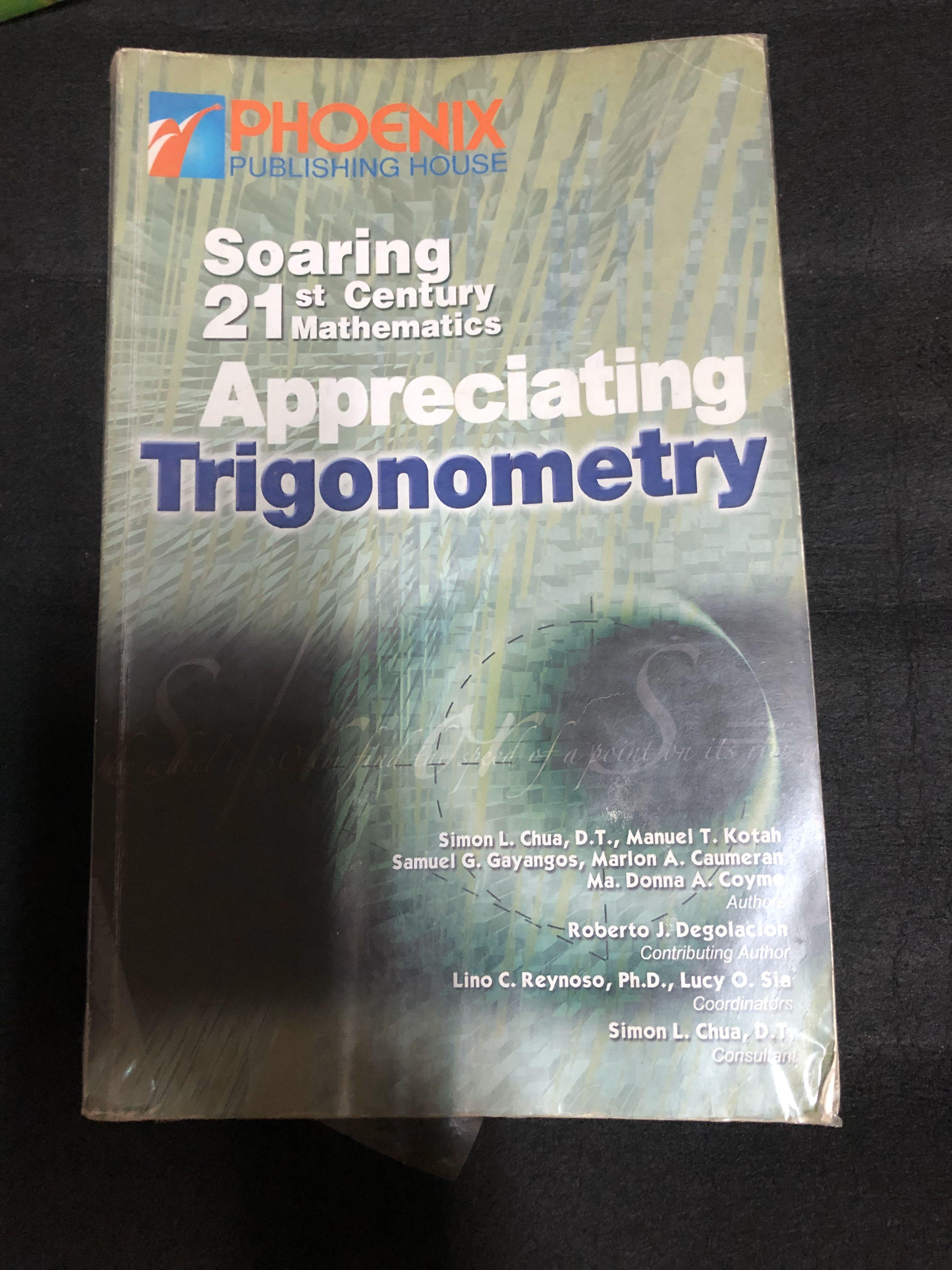 Appreciating Trigonometry (Category: Textbooks) located in Manila. Submitted by book_works (Listing ID 275714979, Image 1). Description: Hi! Reason for selling: not being used at home Feel free to message me for any inquiries! :) 💳MOP •BPI •GCash •Paymaya •BDO.