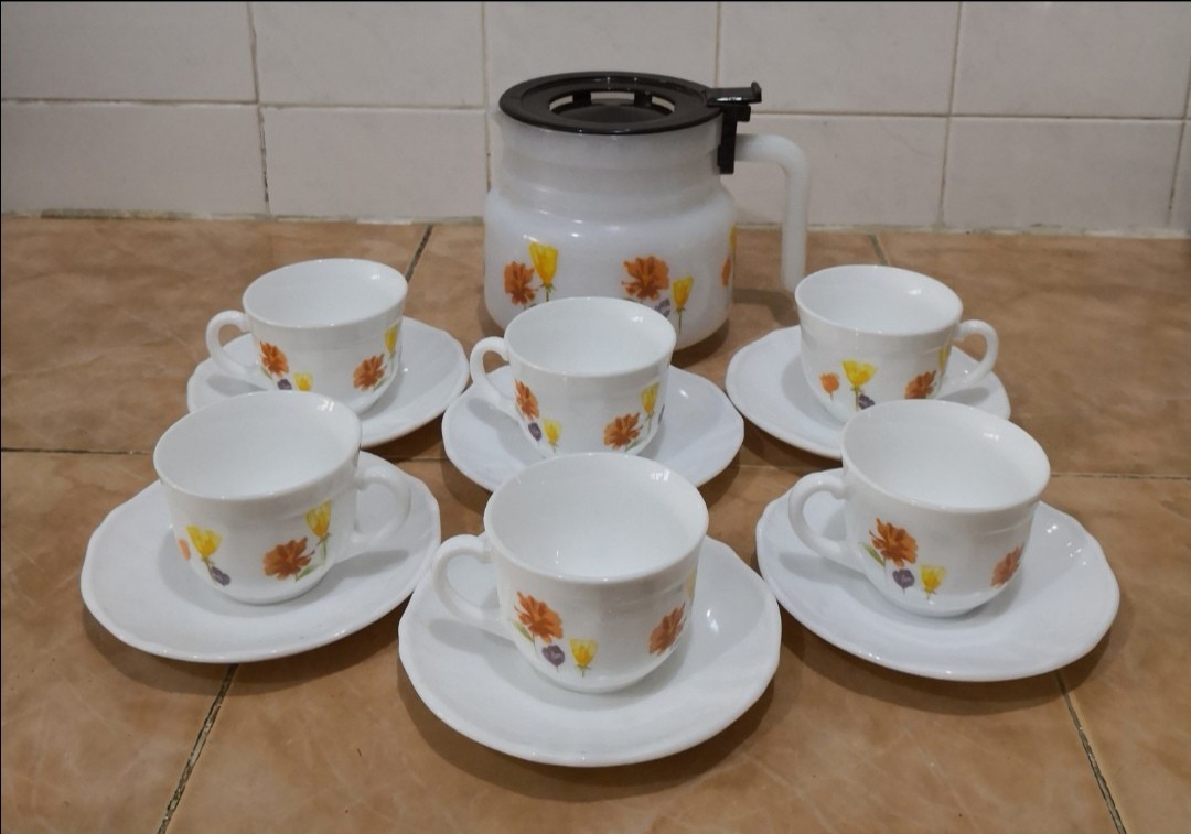 Luminarc cheap tea set