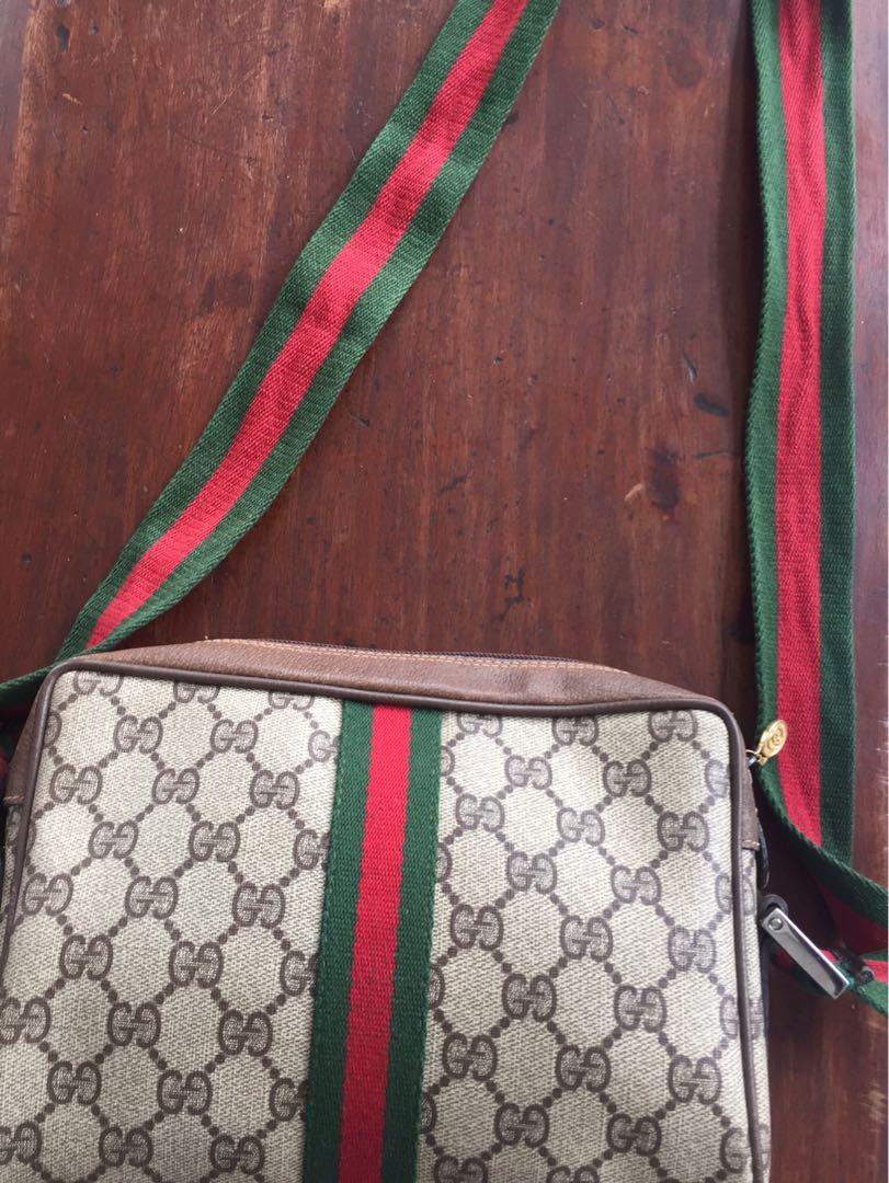 gucci cherry line sling bolsa