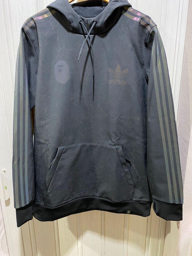 Bape x Adidas Tech Hoodie Reflective Hoodie