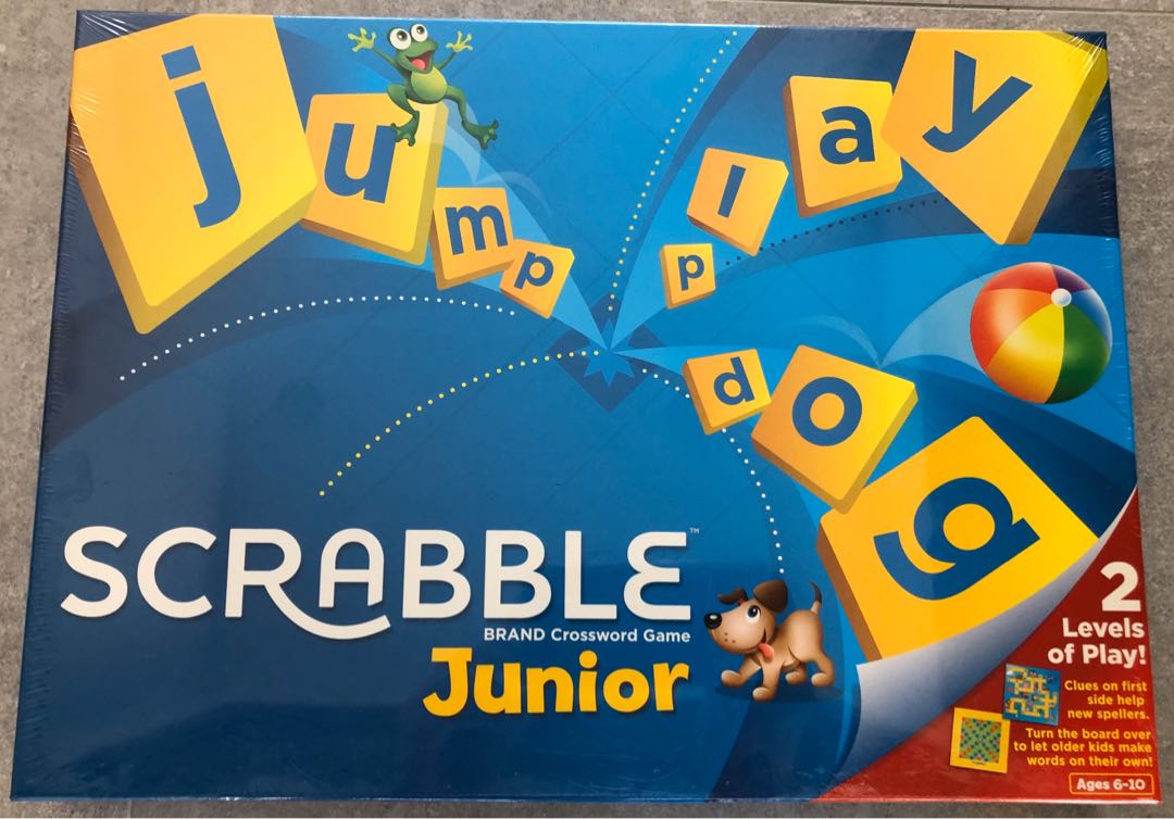 BNIB Scrabble Junior Brand Crossword Game, Hobbies & Toys, Toys & Games