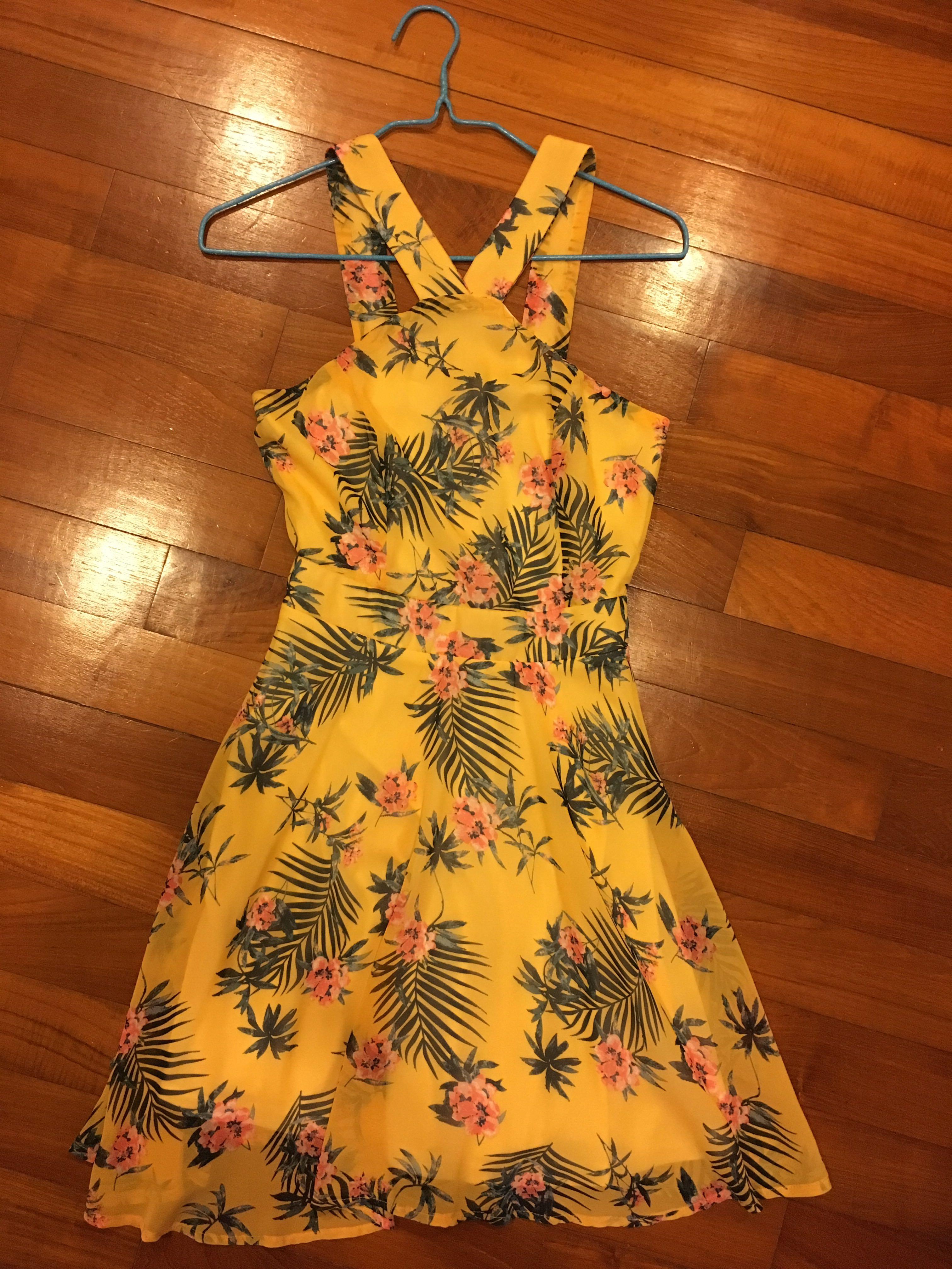 Charlotte russe yellow dress sales