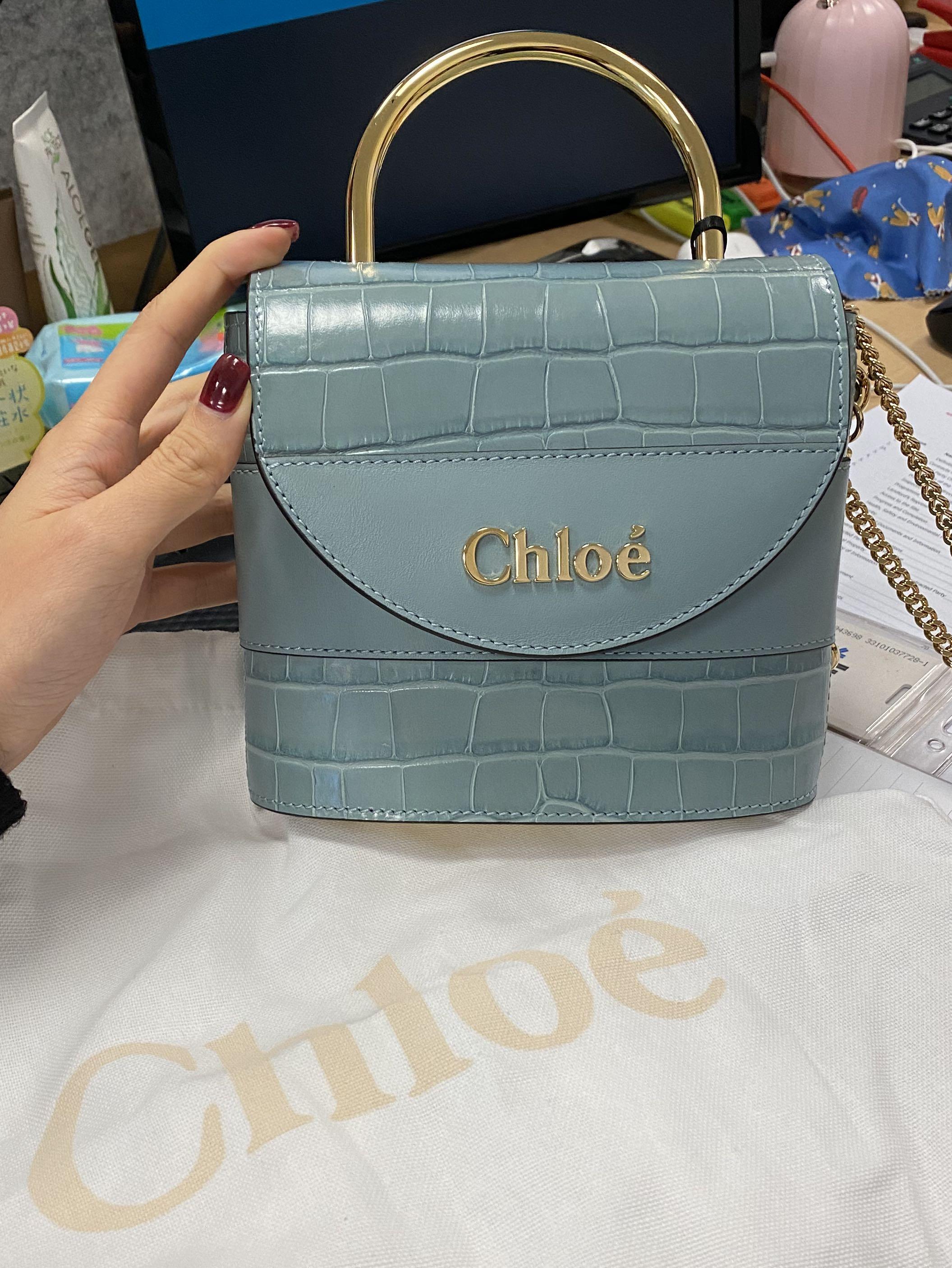 Chloe Abby embossed shoulder bag