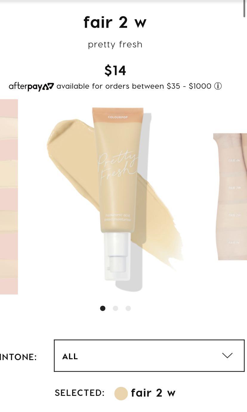 fresh tinted moisturiser