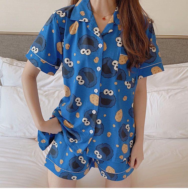 Cookie monster store pjs womens