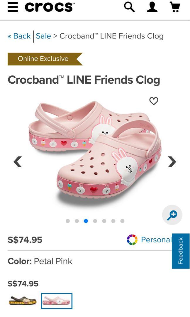 Crocband line friends outlet