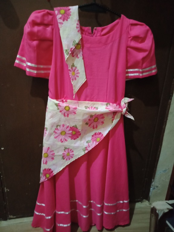 pink filipiniana dress