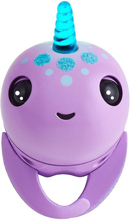 Fingerlings Light Up Nelly Baby Narwhal Unicorn Of The Sea