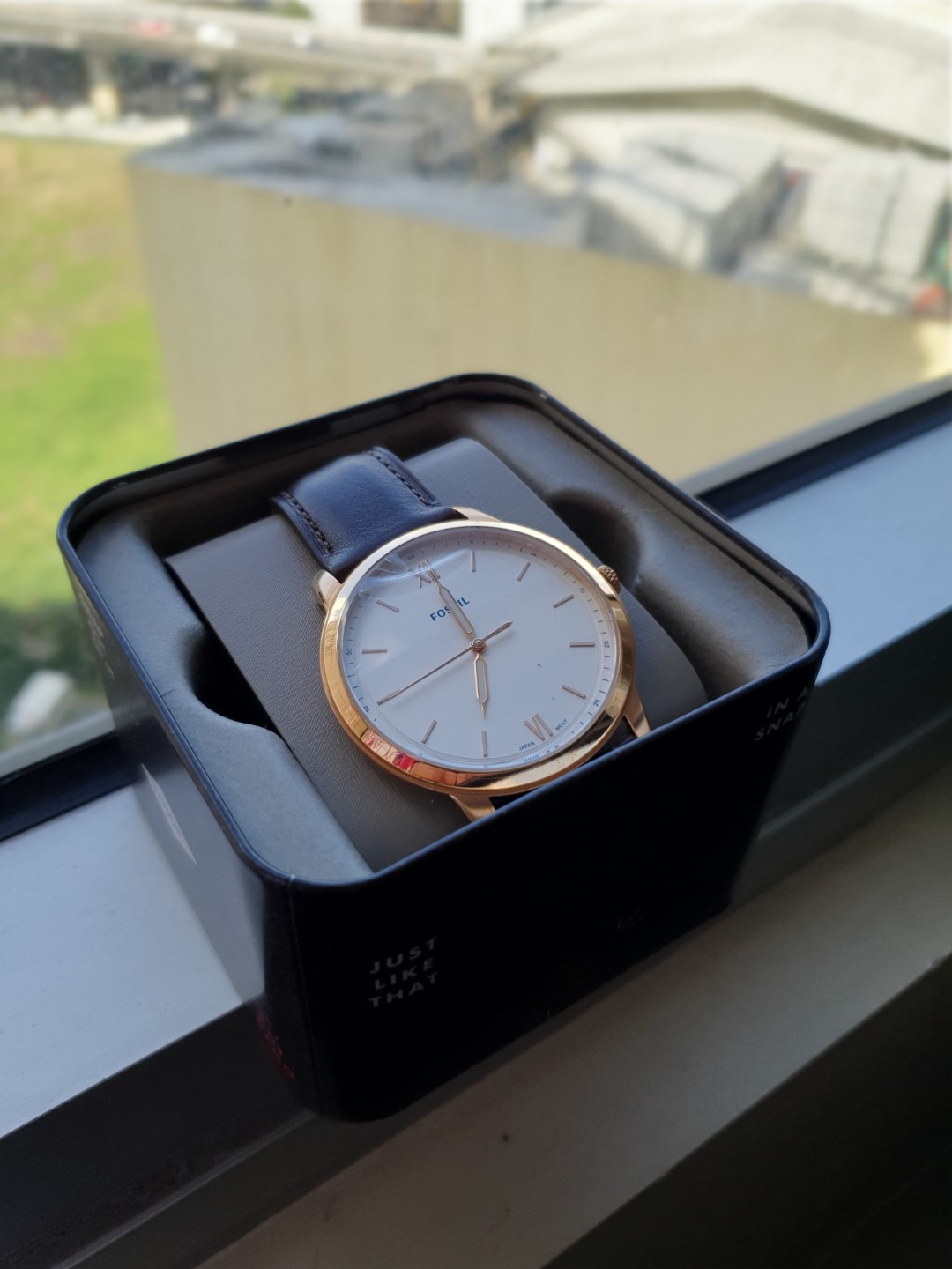 FOSSIL Leather Watch Men s Fashion Watches Accessories