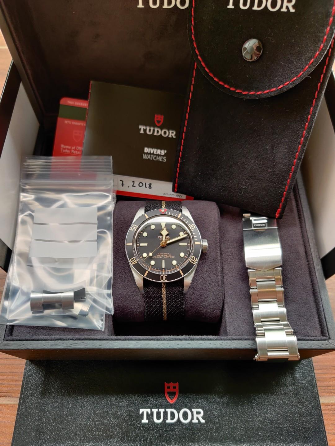 Full Set Bracelet Tudor Black Bay 58 Nato Men S Fashion Watches On Carousell