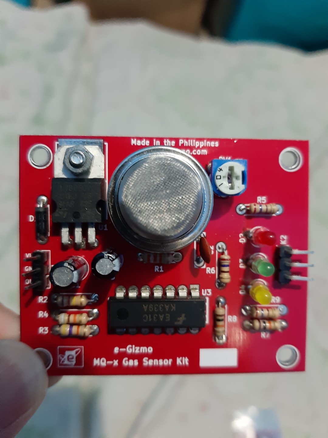 Gas sensor, Furniture & Home Living, Security & Locks, Security Systems ... Circuit Diagram