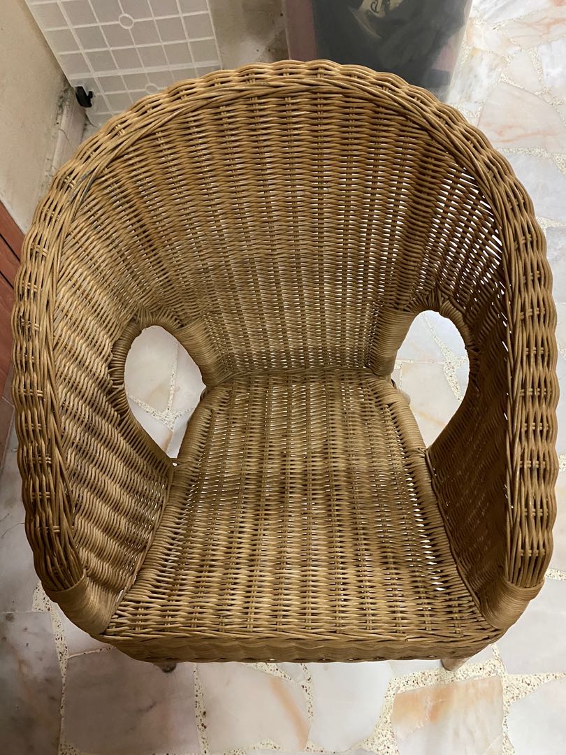 IKEA Cane chair kids, Furniture & Home Living, Furniture, Chairs on Carousell