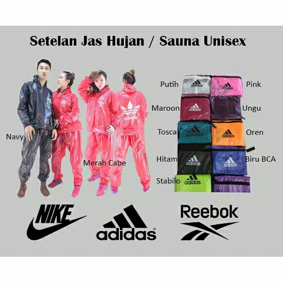 JAS HUJAN SETELAN JAKET CELANA REEBOK STELAN JAS HUJAN JAS HUJAN ADIDAS JAS HUJAN REEBOK Barang Yang Dicari di Carousell