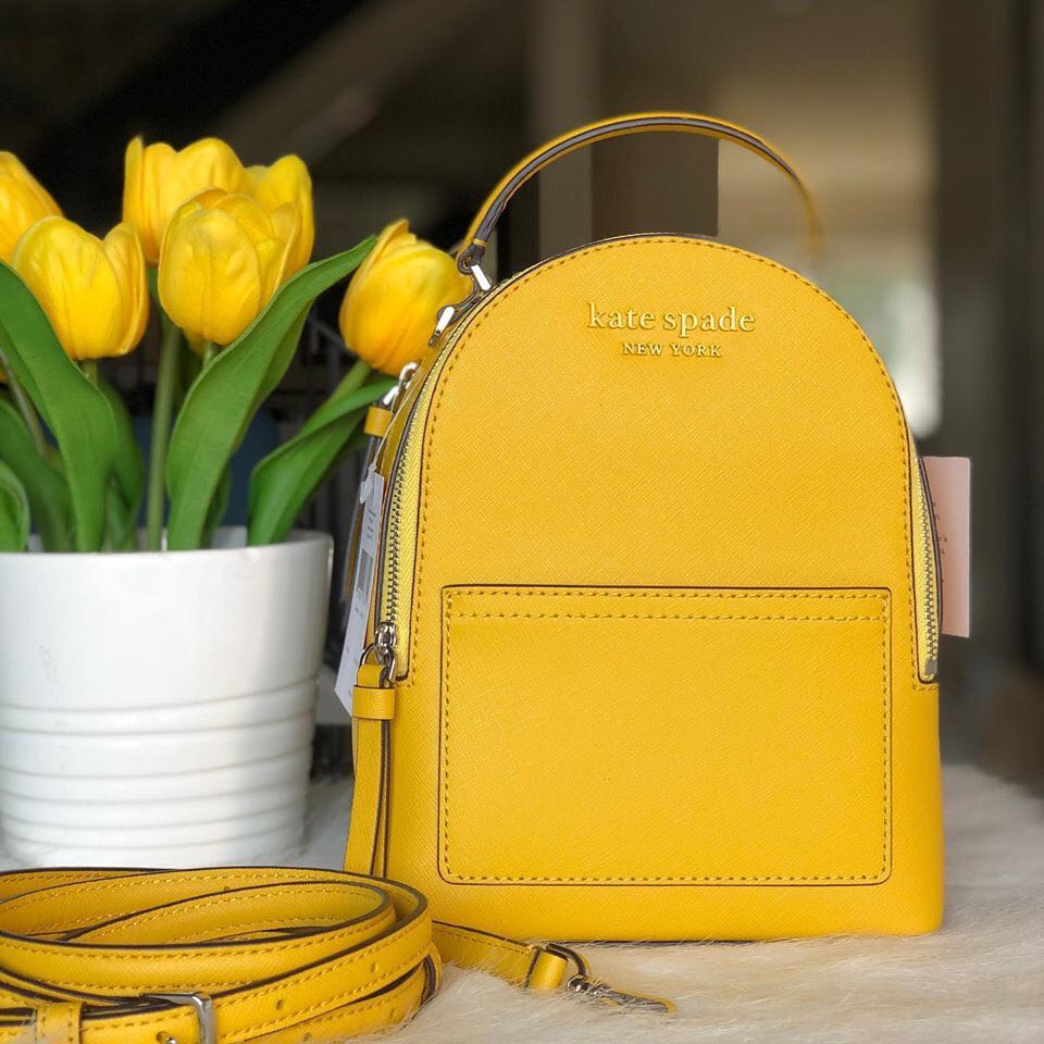 kate spade yellow backpack
