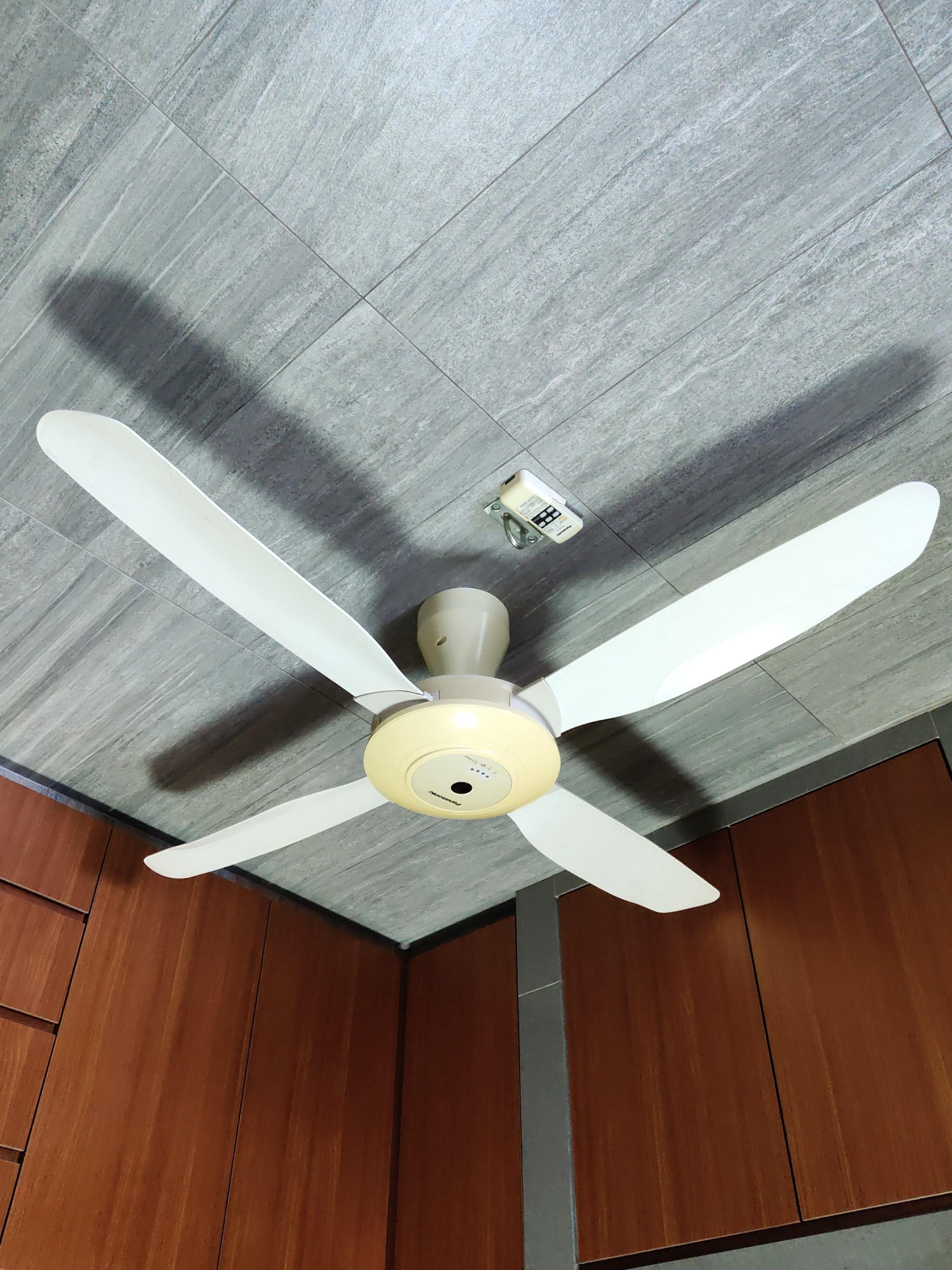 Panasonic Ceiling Fan FM14E8 with remote, Furniture & Home Living