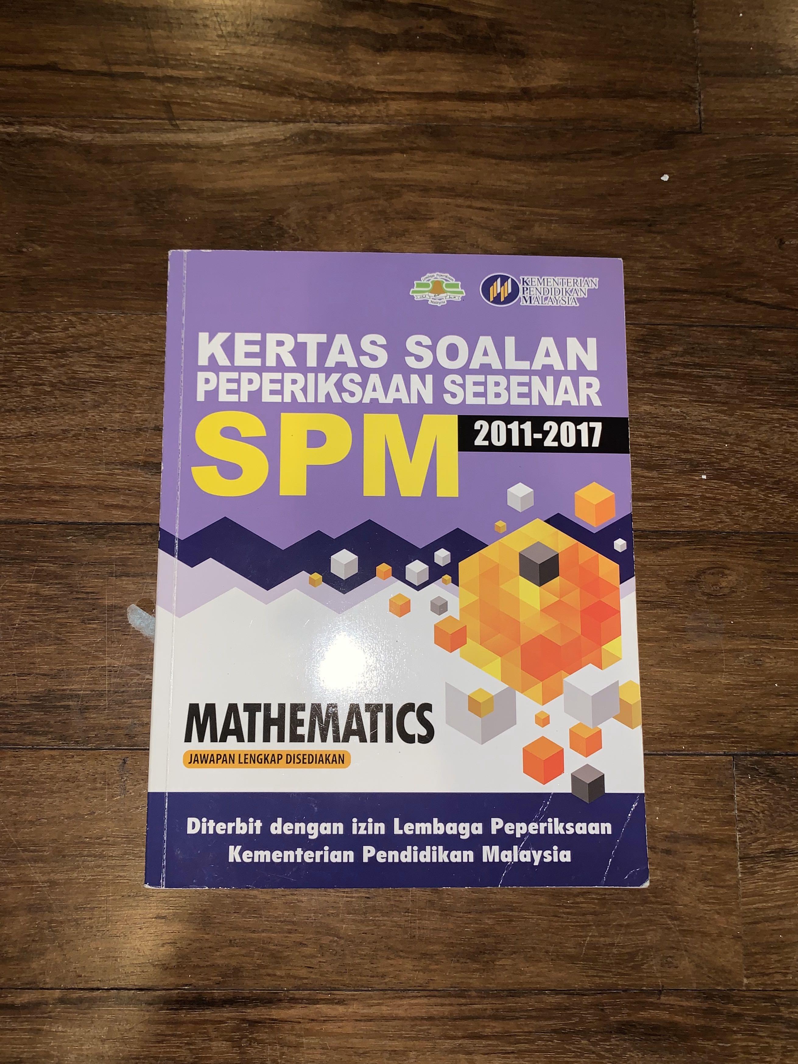 Kertas Soalan Sebenar Spm Mathematics Textbooks On Carousell