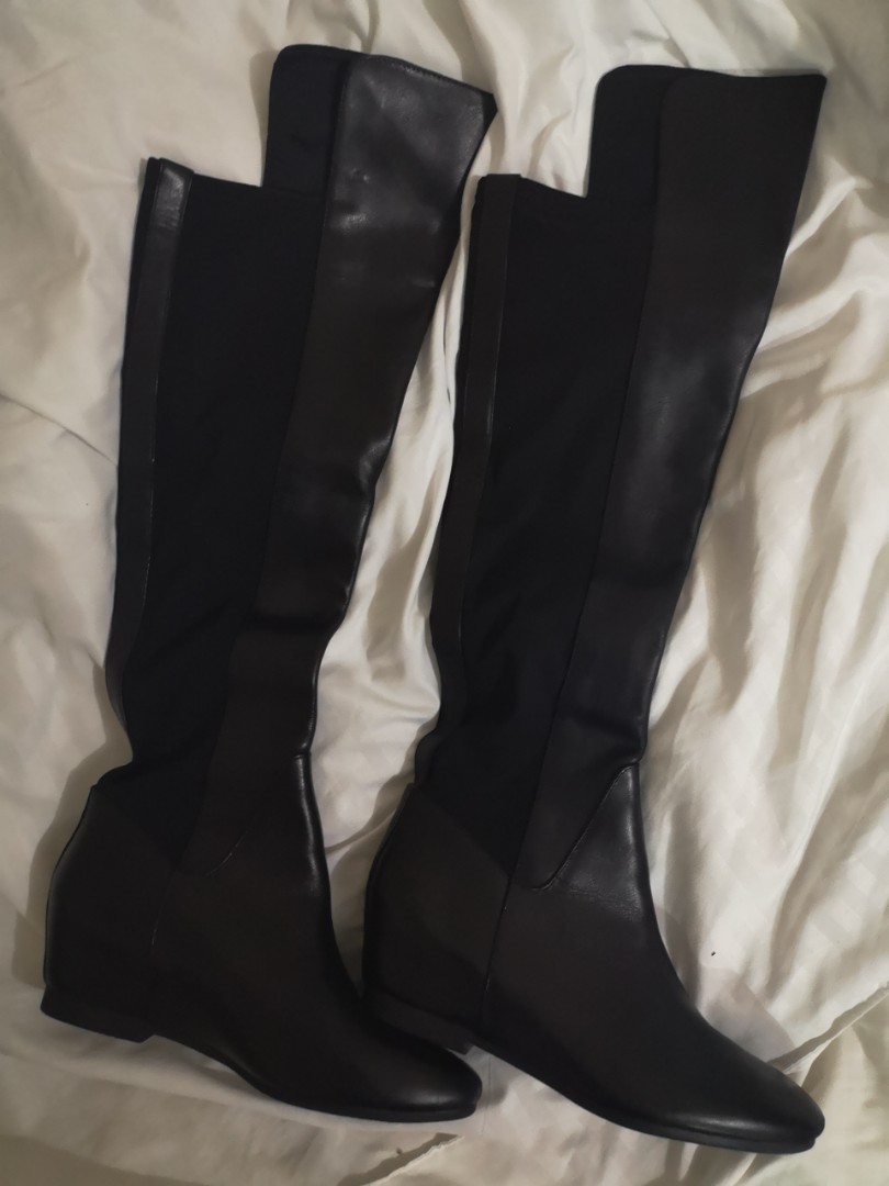 nine west knee high leather boots