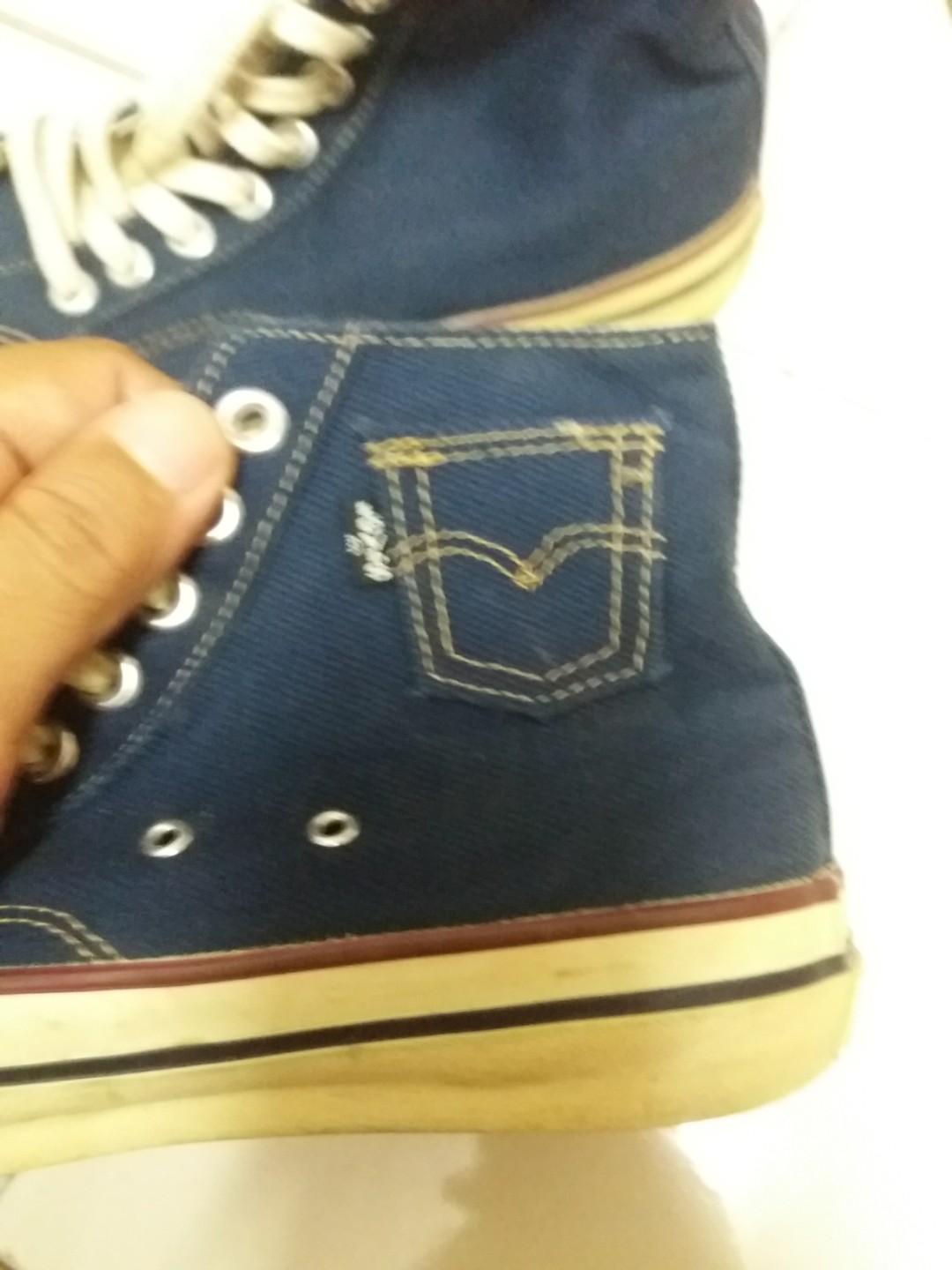 Levis Shoes Converse USA square label extra stitch