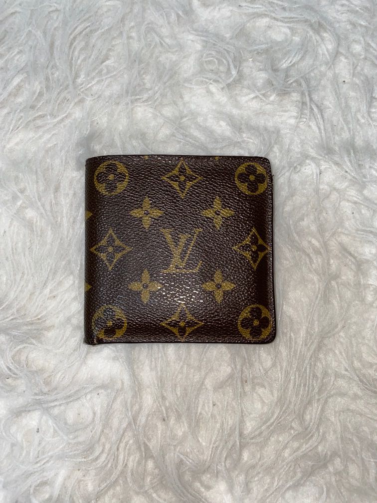 Louis Vuitton Monogram Canvas Leather LV Marco Bifold Wallet LV-0813N-0004