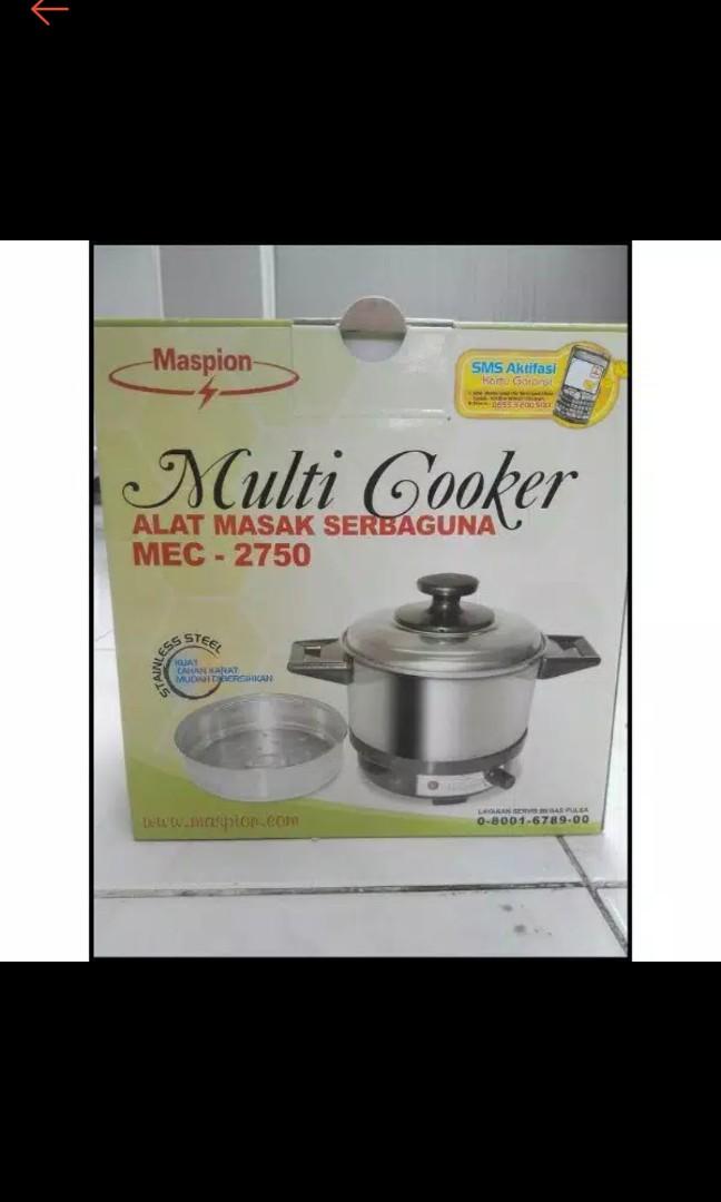 Maspion multi best sale cooker mec 2750