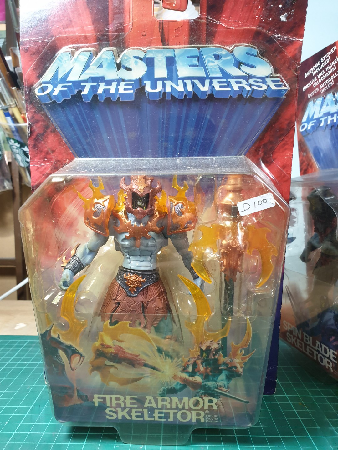 Figurine Vintage MU2 Masters Of The Universe 200x – Fire Armor Skeletor, 2002