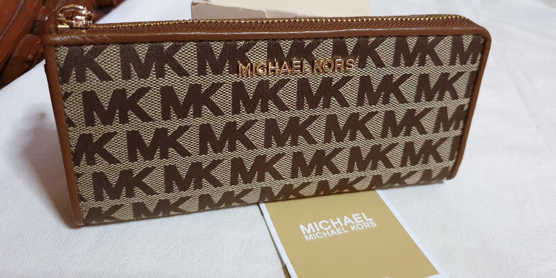 michael kors jacquard wallet