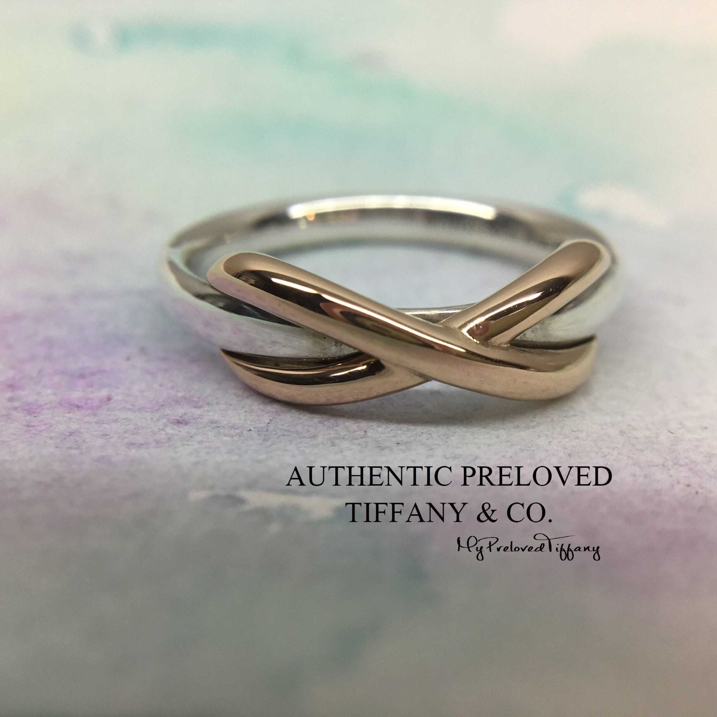 tiffany and co infinity ring silver