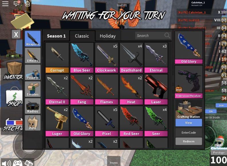 Mm2 Knifes Roblox Cheapest Toys Games Video Gaming In Game Products On Carousell - how to make a game like mm2 on roblox