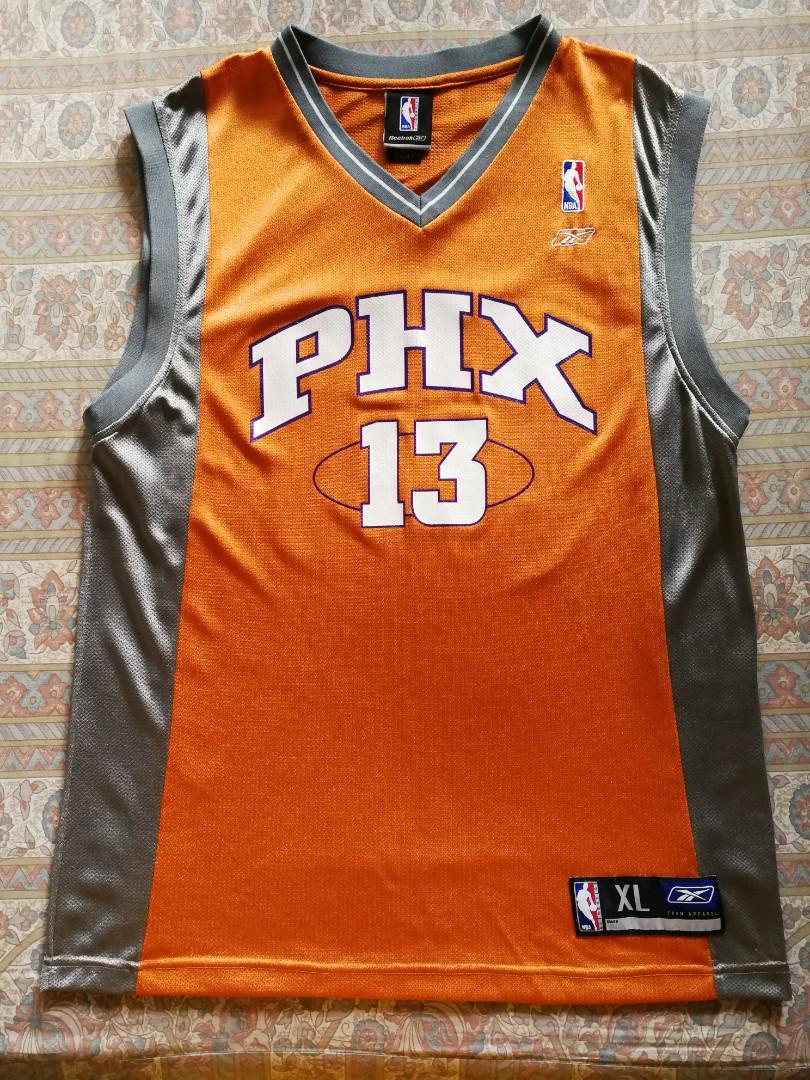 Reebok, Shirts, Steve Nash Phoenix Suns Nba Basketball Hardwood Classics  Stitched Jersey