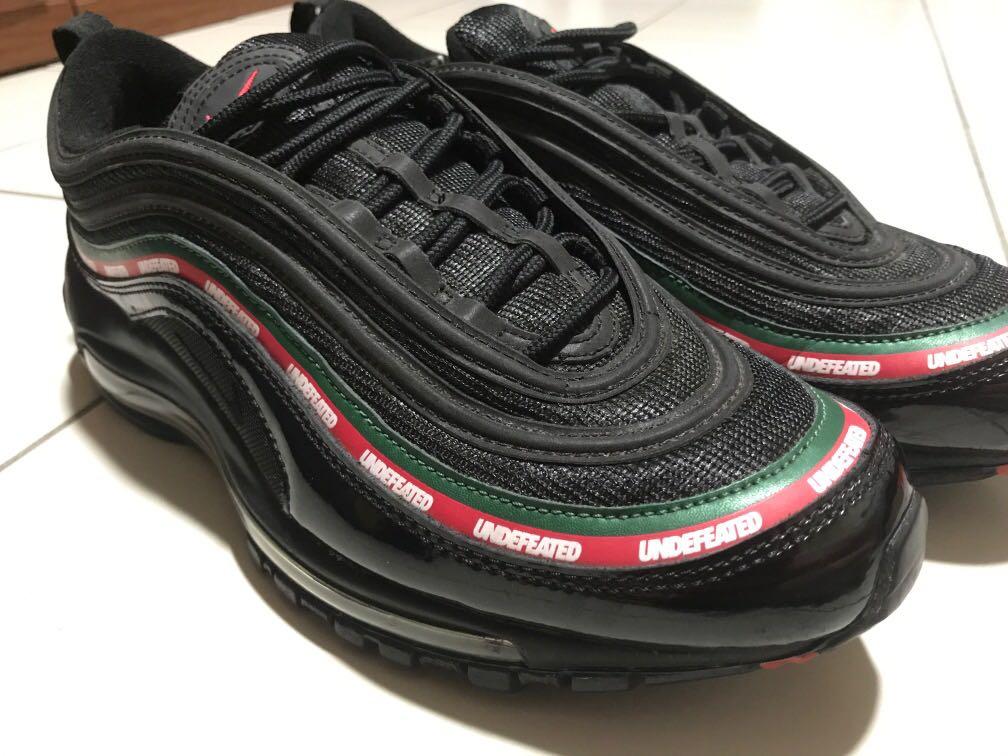 Nike Air Max 97 undefeated black Men s Fashion Footwear