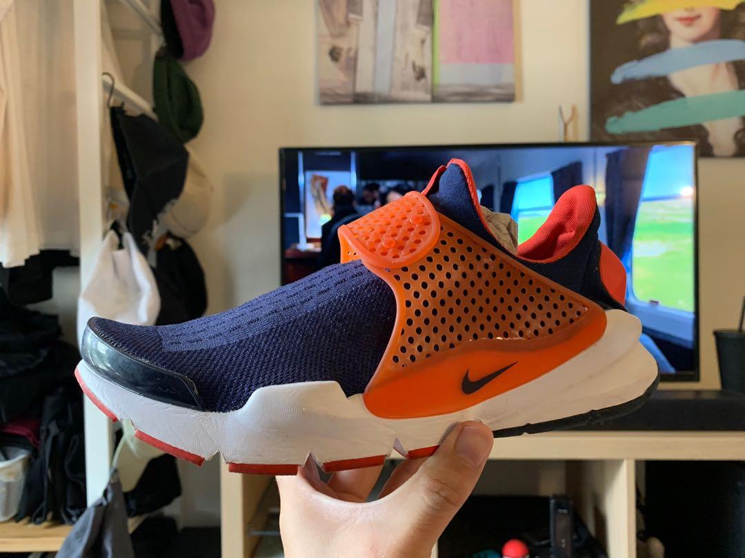 Nike Sock Dart Midnight Navy Max Orange