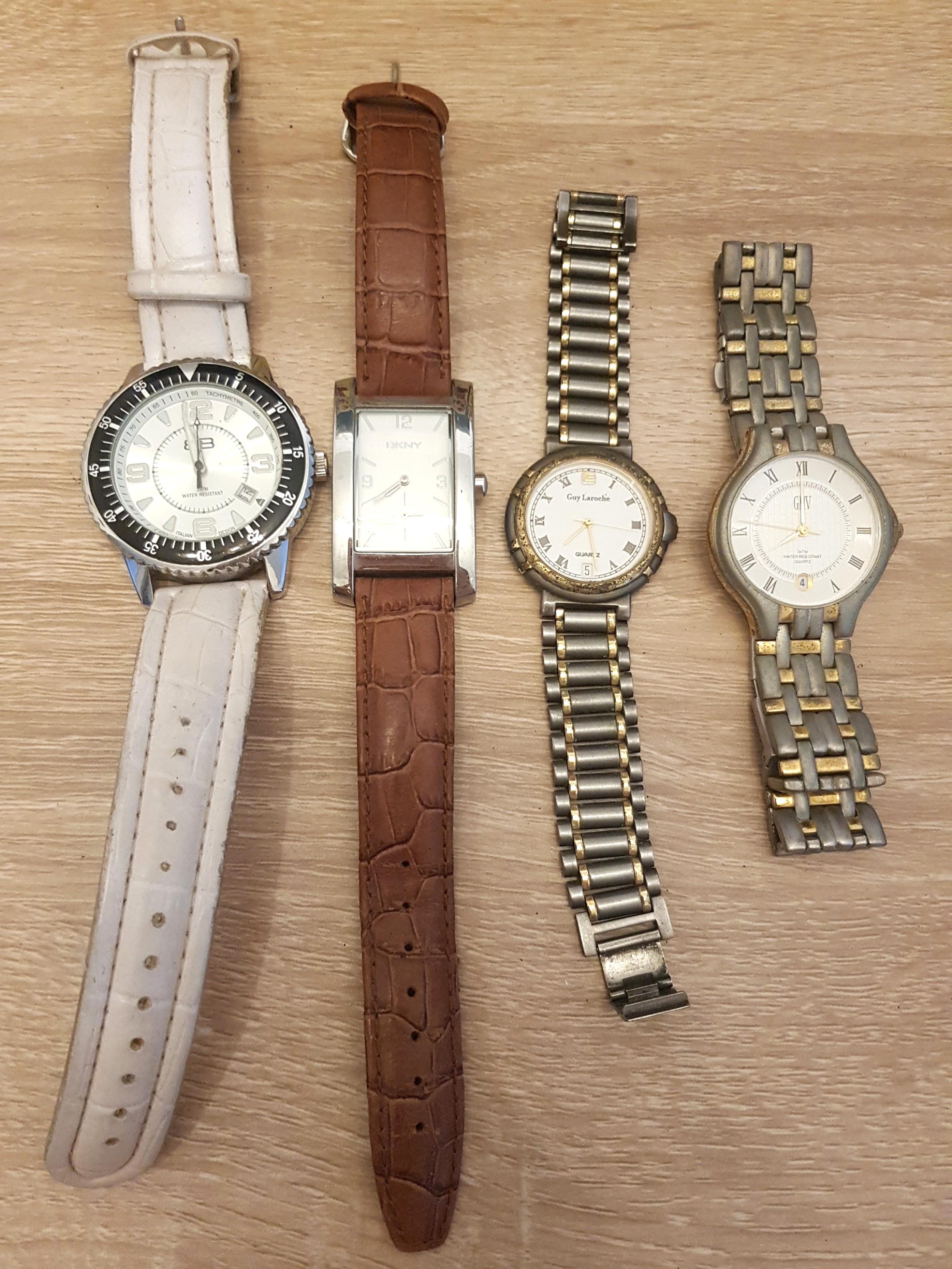 Old branded watches DKNY Guy Laroche GMV