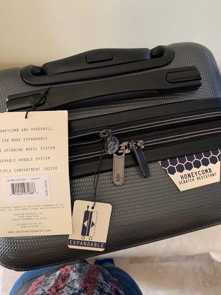 penguin honeycomb luggage
