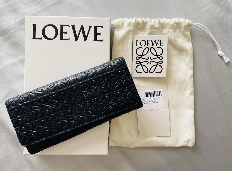 Preloved Loewe continental wallet black