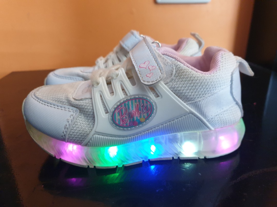 barbie light up shoes