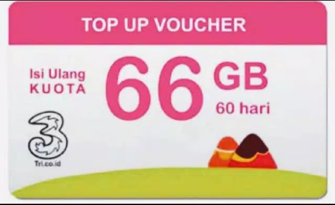 Ready Kuota Injek Three 66gb Dan Voucher Fisik Telepon Seluler Tablet Lainnya Di Carousell