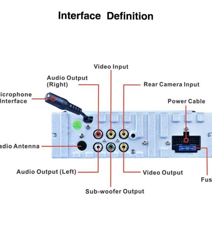 Universal Car Radio Receiver RK7158G HD 7 inch Single Din Car MP3 MP5