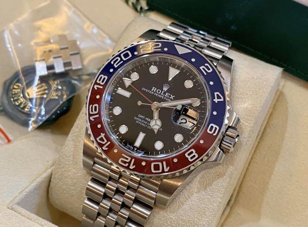 Gmt master cheap pepsi bezel
