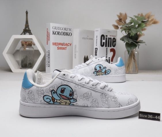 Sale Po Adidas Neo X Pokemon Squirtle Unisex Low Cut Casual