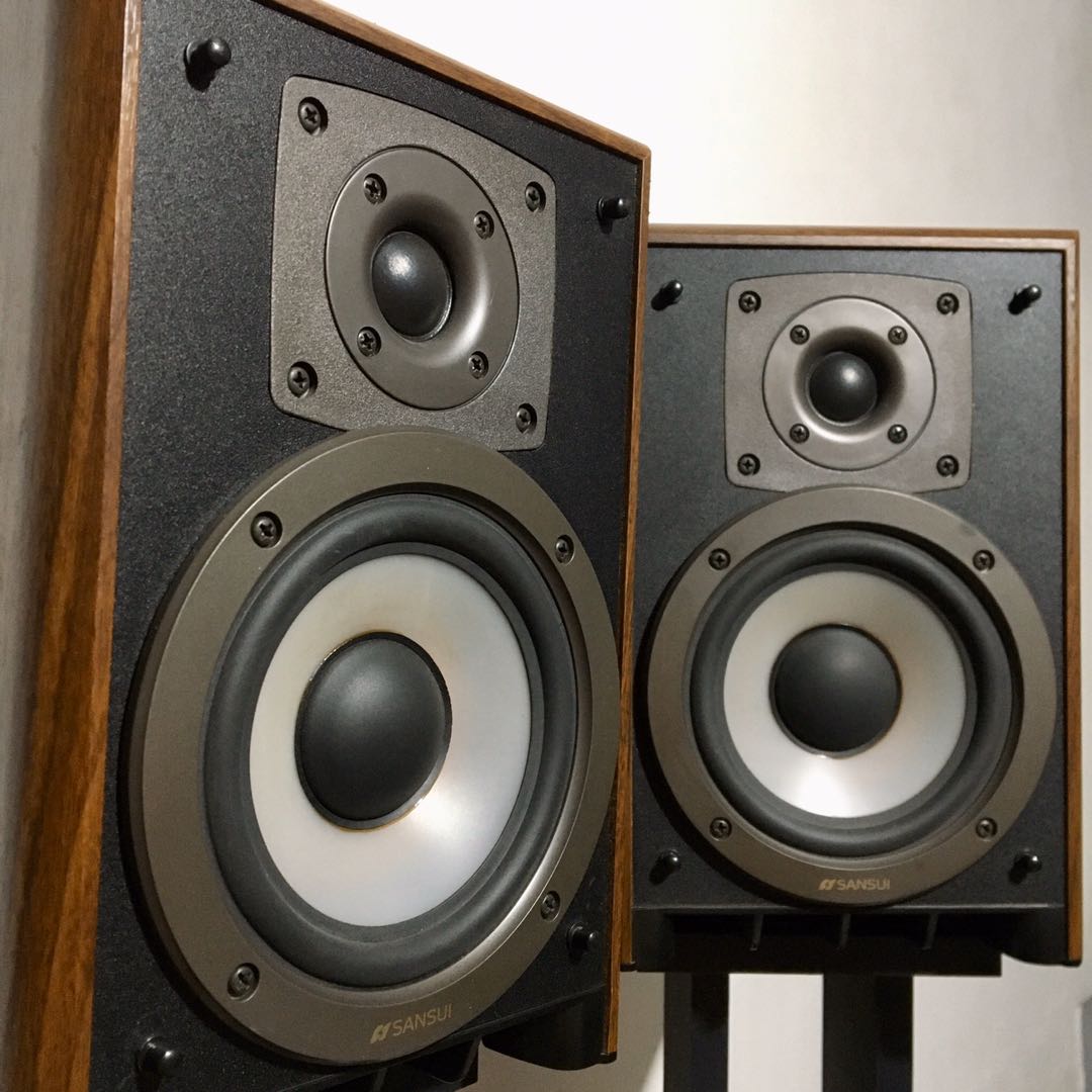 Sansui bookshelf hot sale speakers