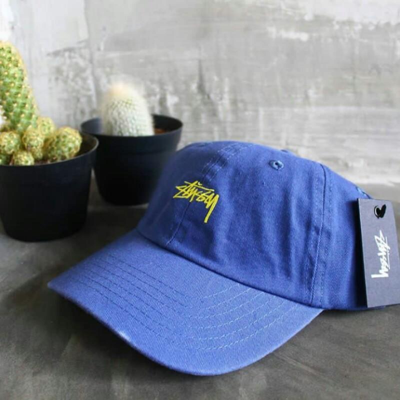 Stussy Stock Low Profile Cap Blue 
