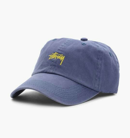 Stussy Stock Low Profile Cap Blue Fesyen Pria Aksesoris Topi Di Carousell