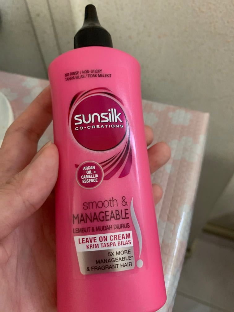 sunsilk smooth and manageable leave on cream