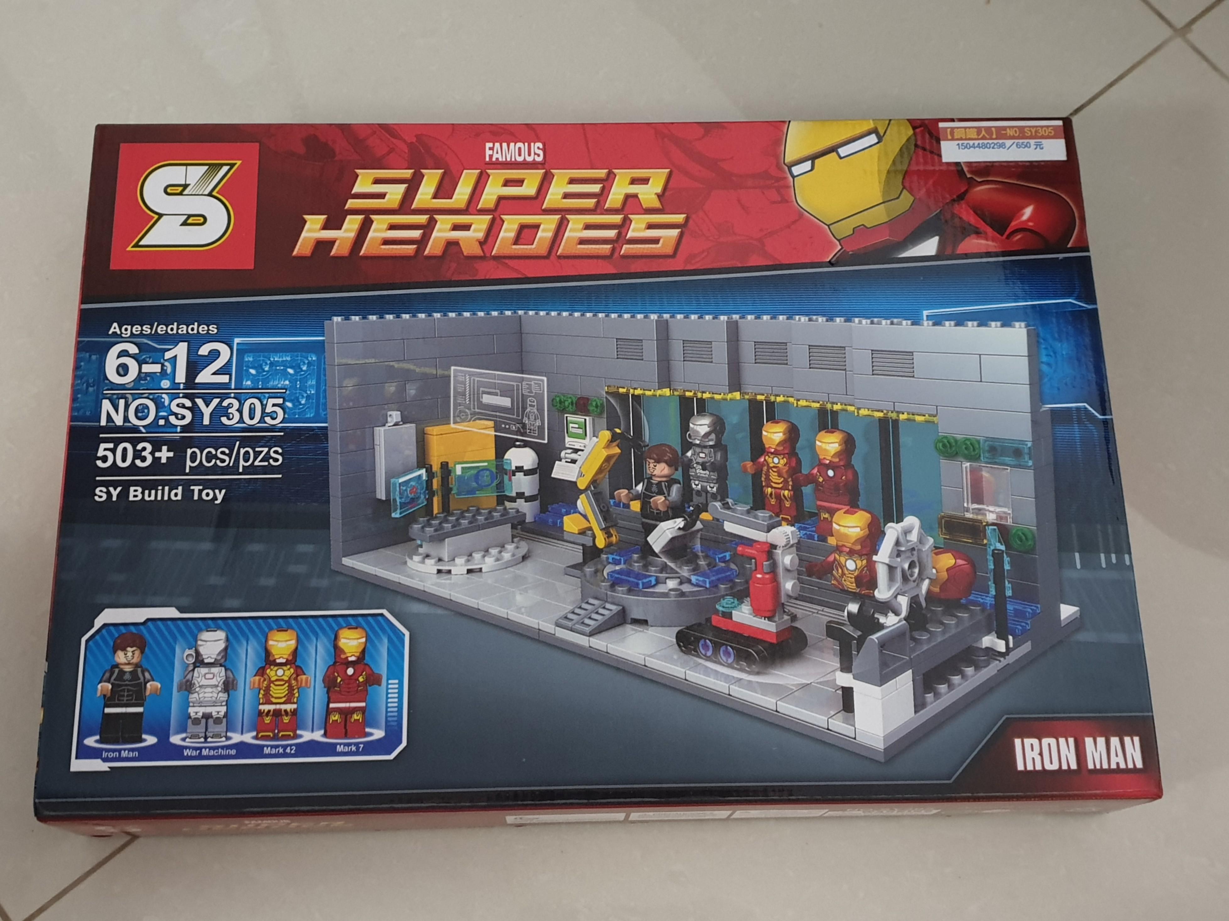 Lego sy305 iron man laboratory hotsell