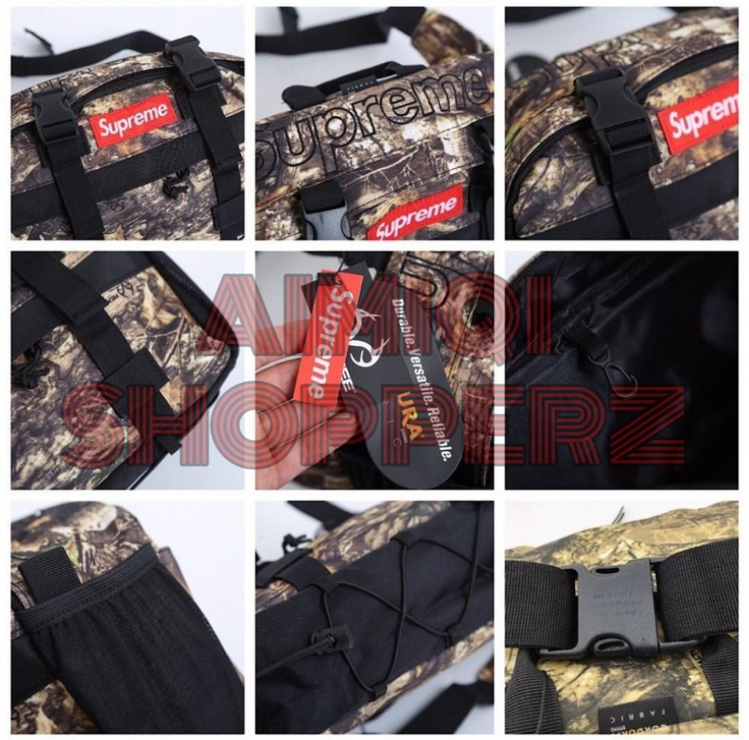Supreme Waist Bag Large Reflective Shoulder Messenger Bag Men