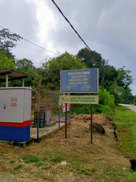 Lubuk batu marang bukit Gangguan bekalan