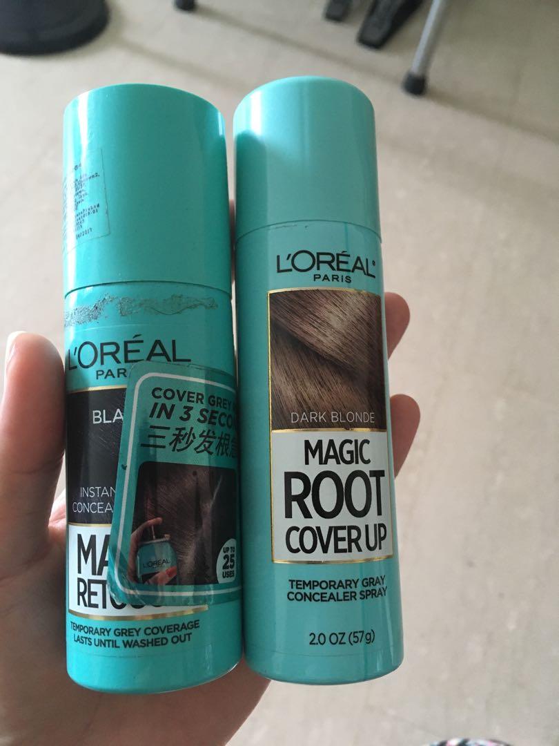 Temporary Gray Hair Coverage, Free Items on Carousell