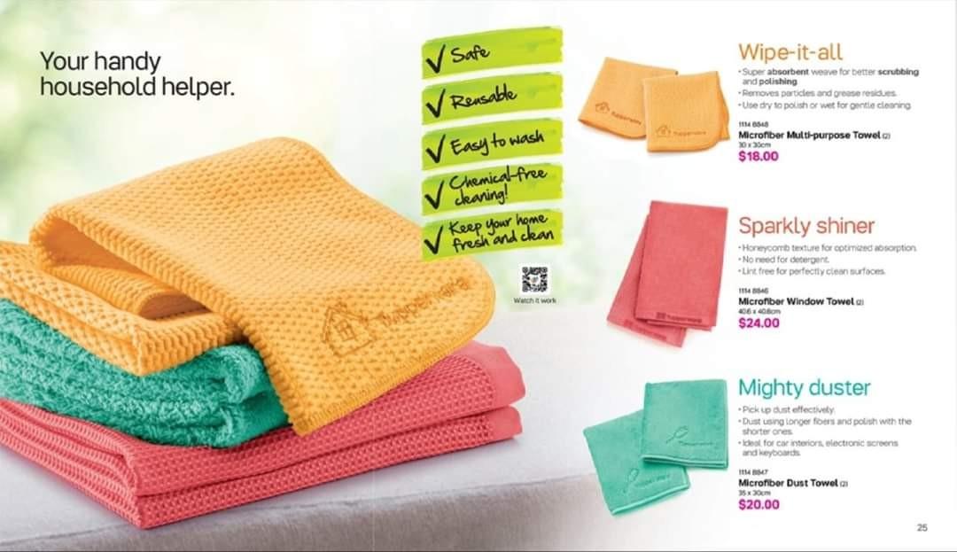 Tupperware Microfiber Towel Home Appliances Kitchenware On