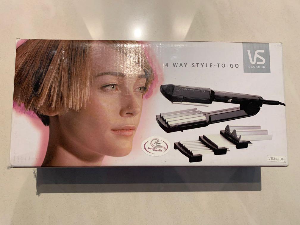 VS Hair Straightener (4 ways to style), Beauty & Personal Care, Hair on  Carousell