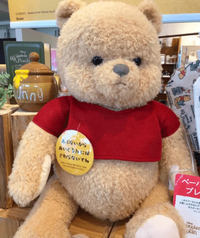 Christopher robin plush hot sale winnie the pooh